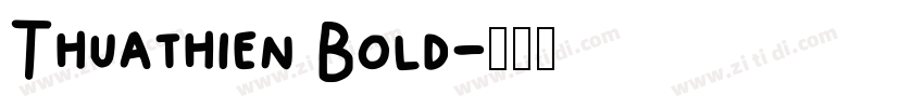 Thuathien Bold字体转换